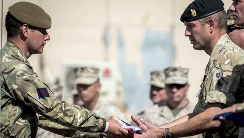 Le truppe inglesi lasciano Camp Baston alle forze afghane 7