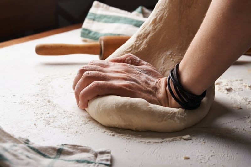 Preparazione focaccia