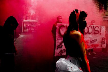 Protesta degli studenti a Napoli  3