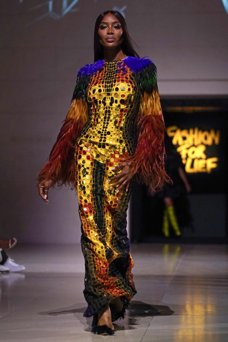 Naomi Campbell alla London Fashion Week: foto 3