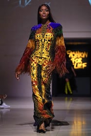 Naomi Campbell alla London Fashion Week: foto 3