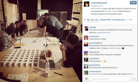 Ron Howard inizia a lavorare a Inferno, da Firenze 12