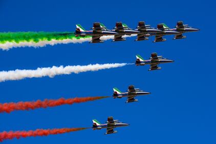 Il suggestivo spettacolo delle Frecce Tricolore  4