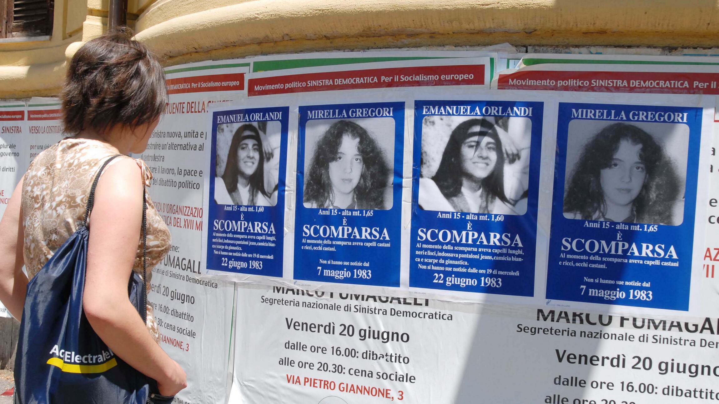 Emanuela Orlandi e Mirella Gregori, al via la commissione di inchiesta