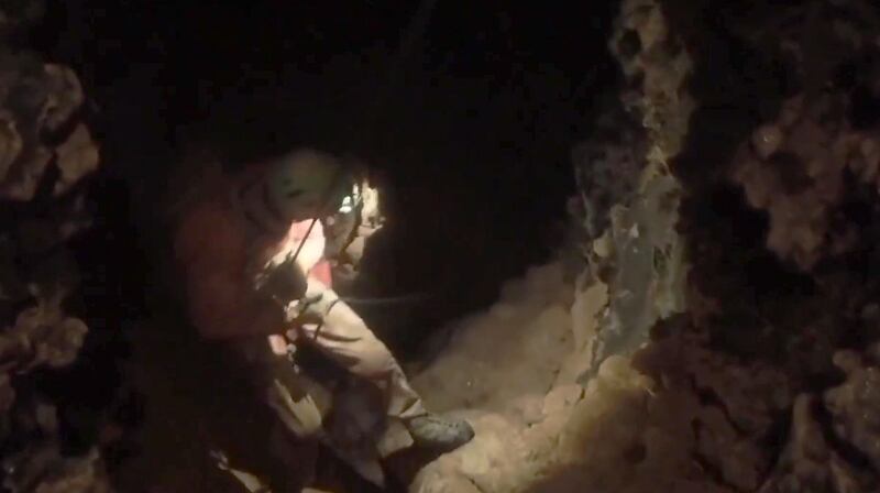 Il salvataggio della speleologa dall'Abisso Bueno Fonteno 5