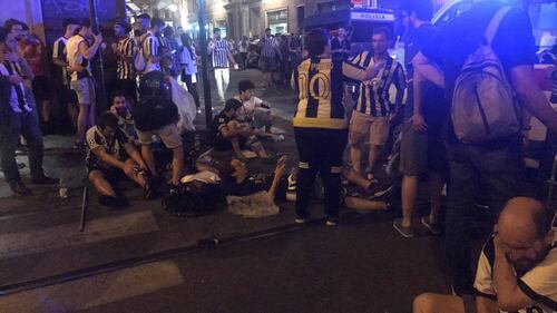 Panico e paura tra i tifosi della Juve 3