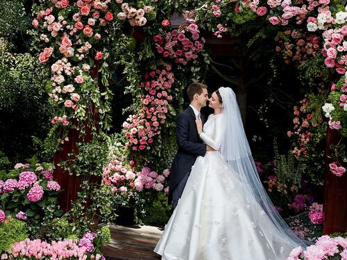 Miranda Kerr, un abito da sogno per le sue nozze