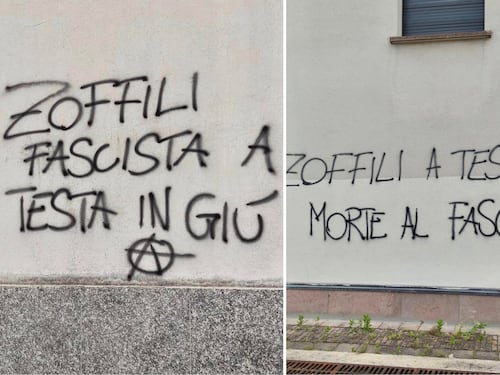 "Fascista a testa in giù". Nuove minacce anarchiche per il deputato leghista