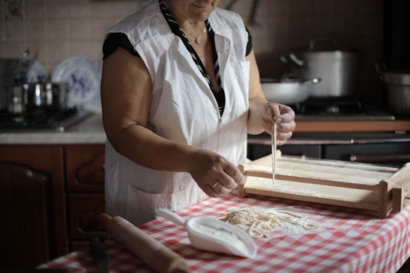 Preparazione pasta fresca