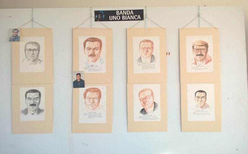 Identikit banda uno bianca