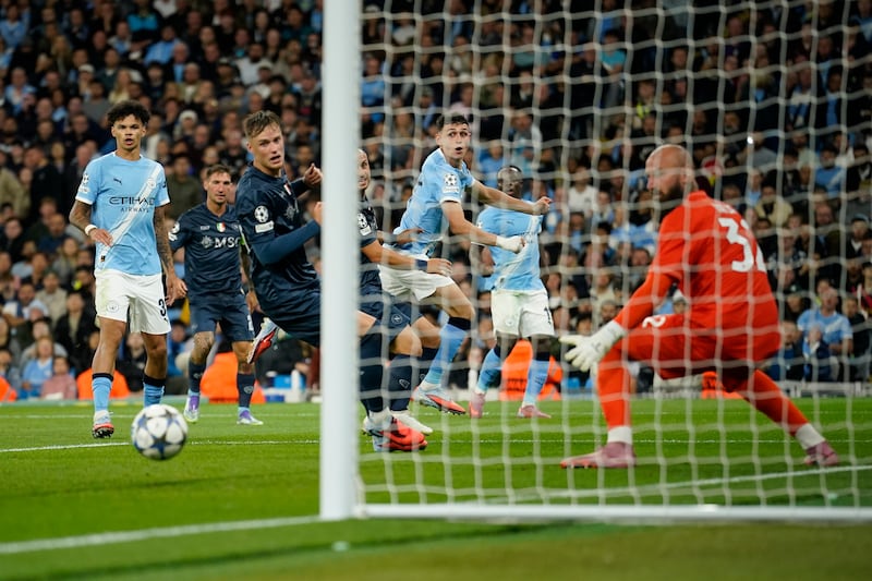 Man City Napoli Haaland gol