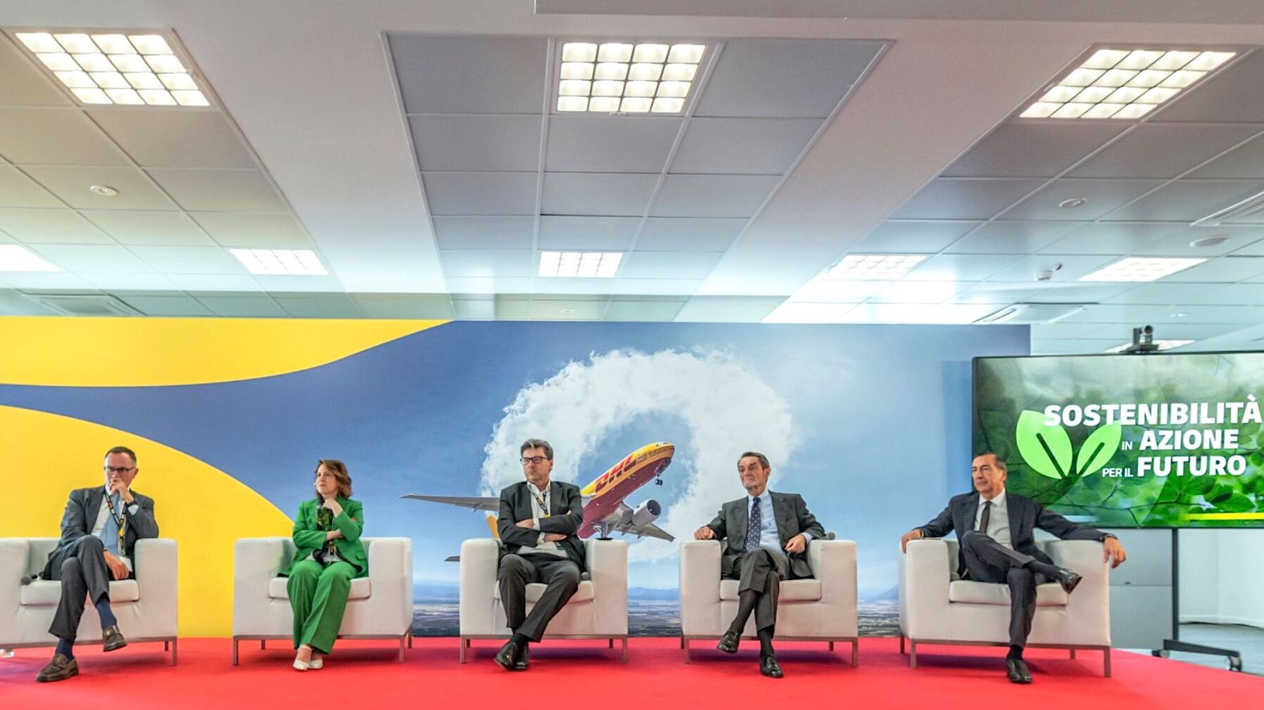 Dhl lancia da Malpensa il piano di sostenibilità: investimenti per 360 milioni