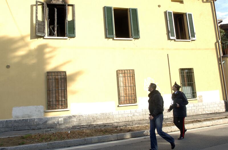 La casa di Raffaella Castagna dopo il delitto