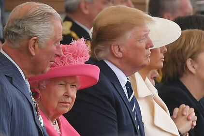 Donald Trump per il 75 esimo anniversario dello sbarco in Normandia a Portsmouth 8