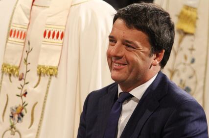Renzi in pellegrinaggio ad Assisi 7