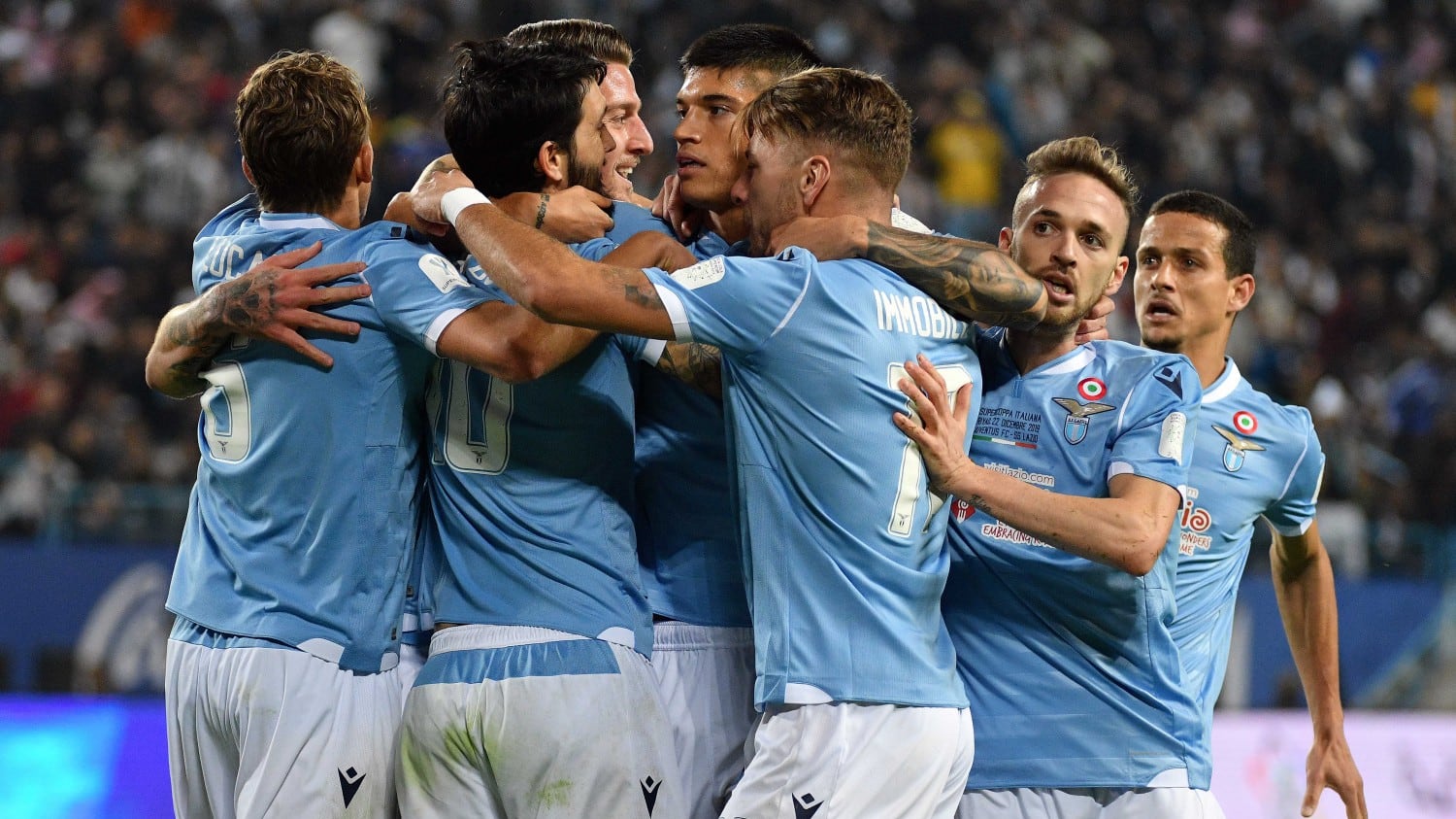 La Lazio batte 3-1 la Juventus a Riad e vince la Supercoppa Italiana