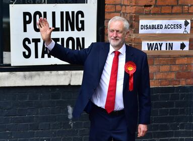 Jeremy Corbyn al voto 1
