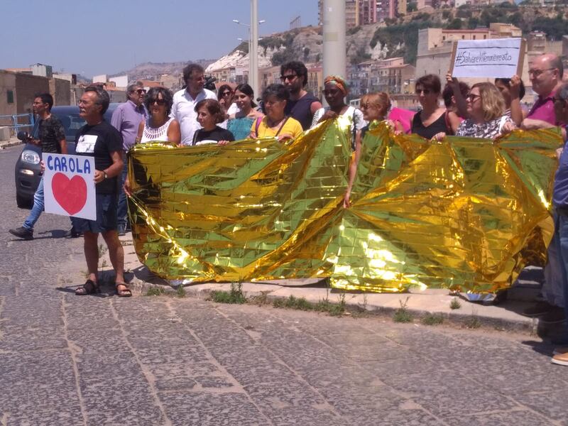 arrivo carola rackete 4