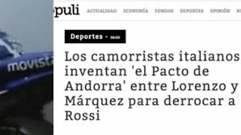 Rossi-Marquez: la stampa spagnola ci dà degli "italiani camorristi"