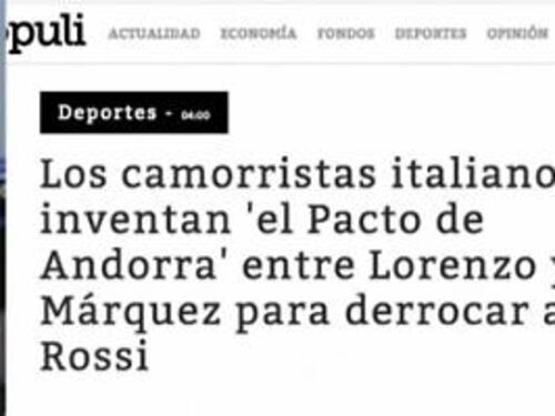Rossi-Marquez: la stampa spagnola ci dà degli "italiani camorristi"