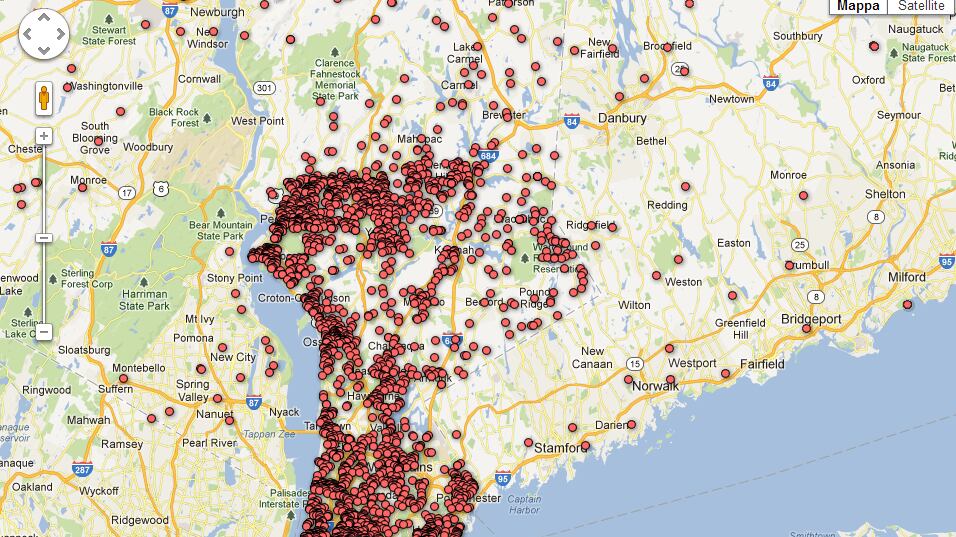 Usa, online su giornale mappa interattiva dei possessori d'armi