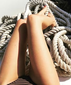 Alessia Marcuzzi in bikini per l'anno nuovo 14