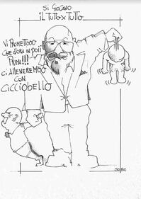 La vignetta del giorno: il Pd si gioca il tutto per tutto 1