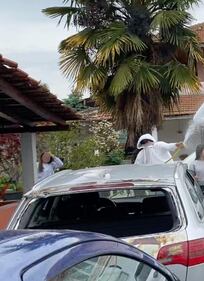 Aggressione al campo rom di Monte Bisbino a Milano 1