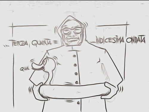 La vignetta del giorno. Il prof. Galli e la profezia della... 15esima ondata