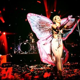 Pizza, gattini, nudità e drag queen: la vita privata in pubblico di Miley Cyrus 9