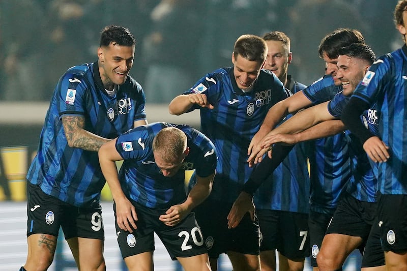 Bakker celebrazione Atalanta Sassuolo