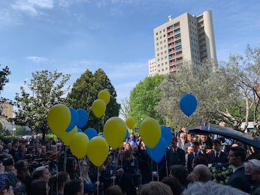 Palloncini e lacrime al funerale di Julia Ituma 8