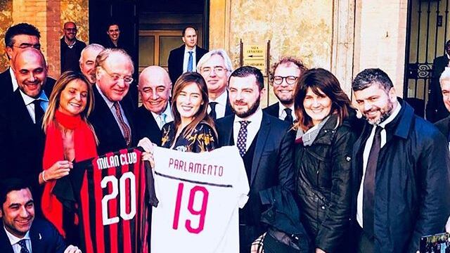 Nasce il Milan Club Montecitorio: Boschi e Galliani uniti dal tifo