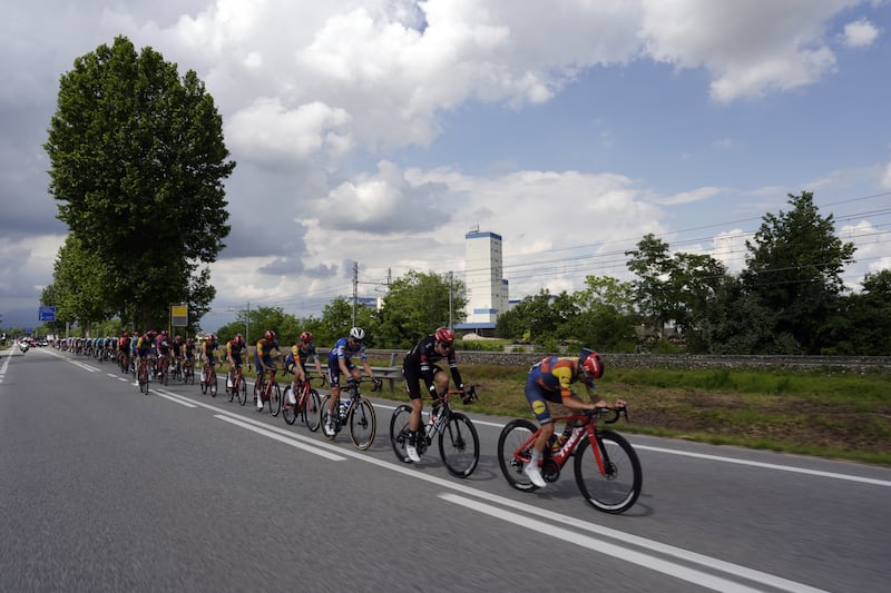 Giro 2024 tappa 18 gruppo Lidl