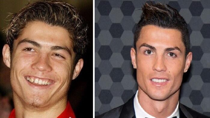 Cristiano Ronaldo, come si cambia: da nerd a sex symbol