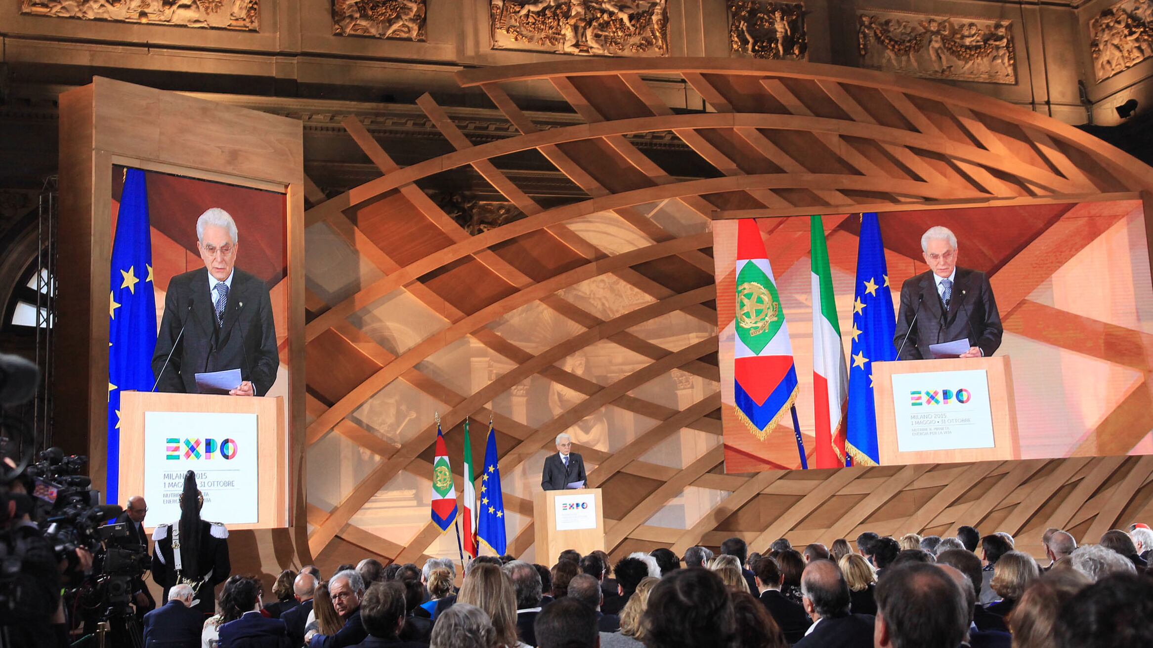 Mattarella: "Expo è una sfida che non può andare delusa"