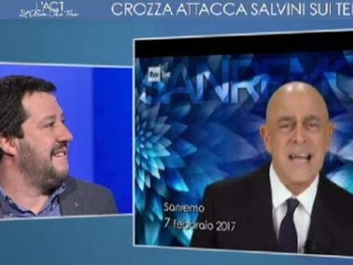 Salvini a Crozza: "Facile pontificare con i milioni in banca"