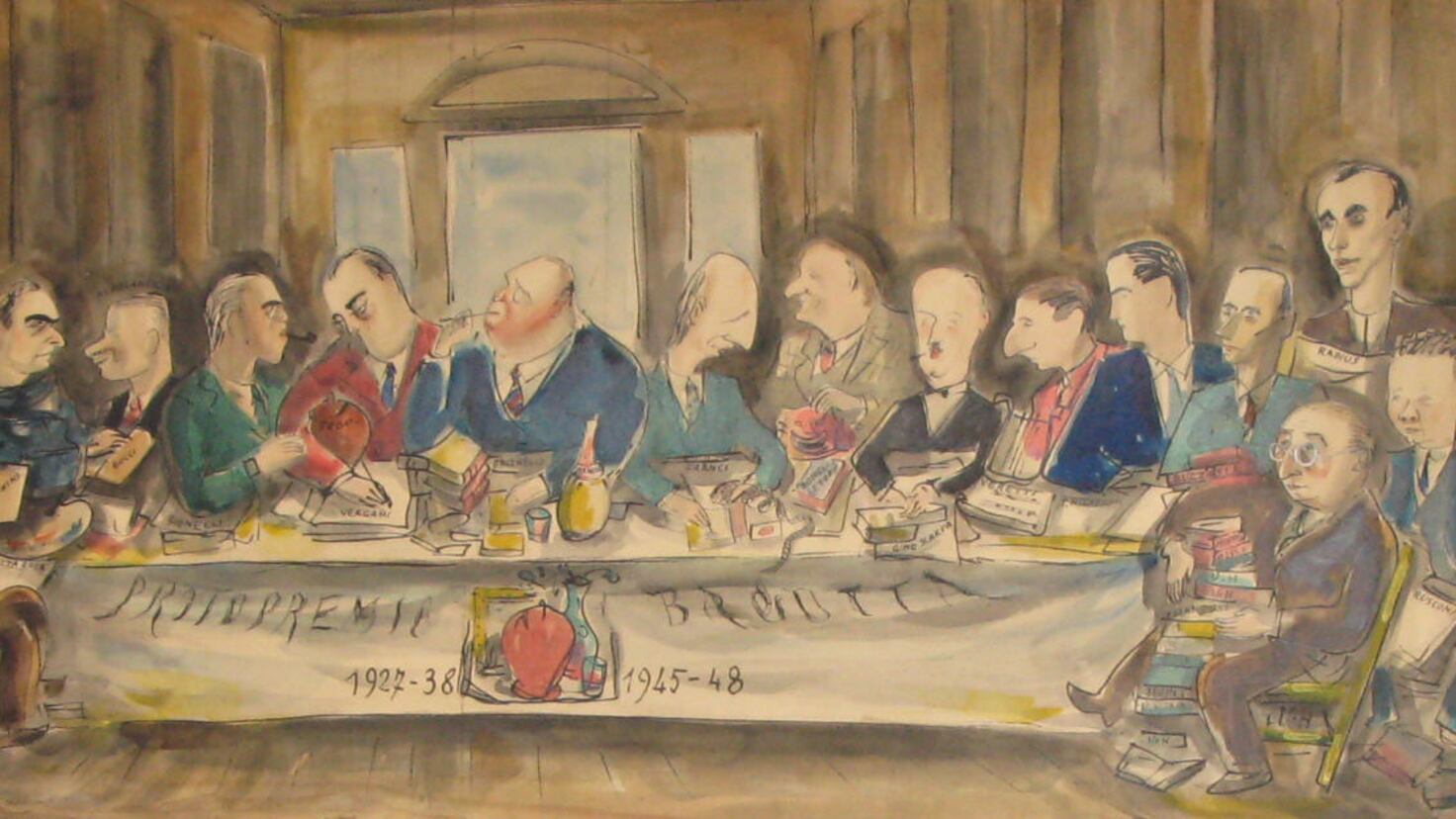 Cotolette, libri, caricature. Il "Bagutta" compie i suoi primi cento anni