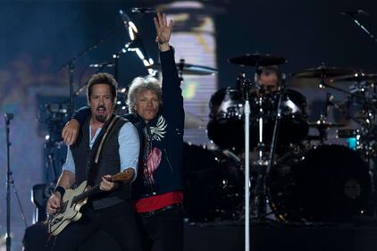 La Band dei Bon Jovi in forma smagliante al "Rock in Rio" 7