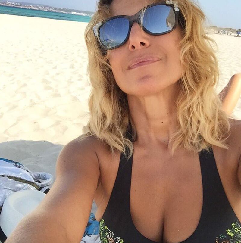 Barbara D'Urso vestita d'argento 11