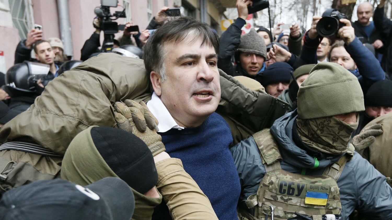 L'ex presidente Saakashvili è stato cacciato dall'Ucraina