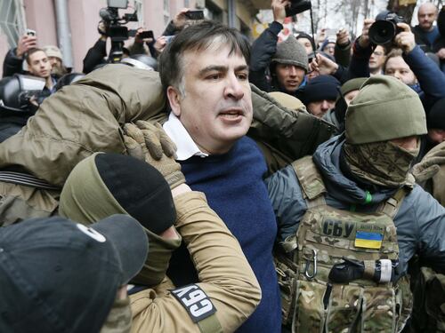 Ucraina, fermato a Kiev ex presidente georgiano Mikhail Saakashvili