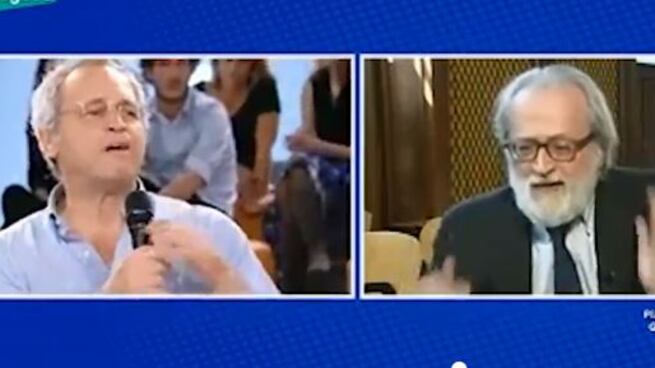 Scontro Mentana-Becchi: "Fregnacce, stia buono"