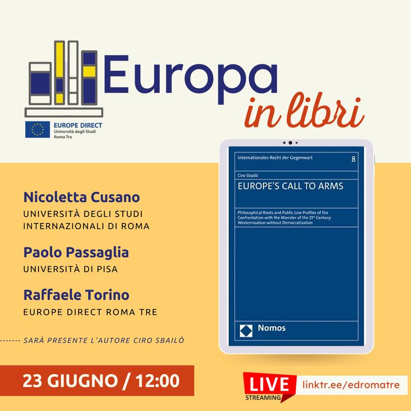 La chiamata alle armi dell’Europa
