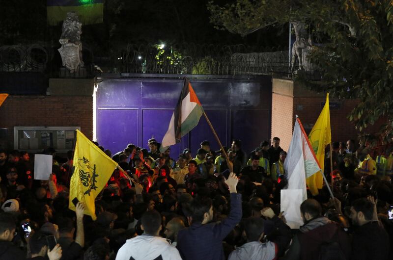 Manifestanti pro Palestina a Tehran 6
