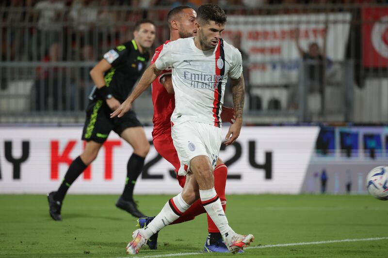 Pulisic gol Monza Milan