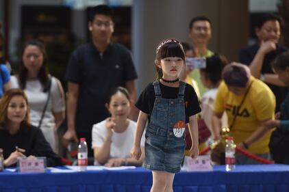 Cina, bambini in passerella. É boom di corsi per baby models 7