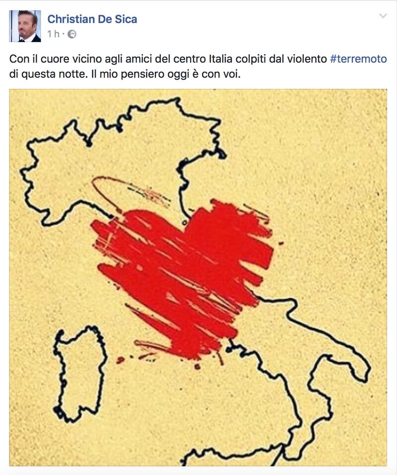 Terremoto e vip, le reazioni social 15
