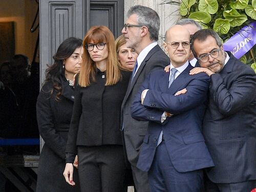 I funerali di Fabrizio Frizzi