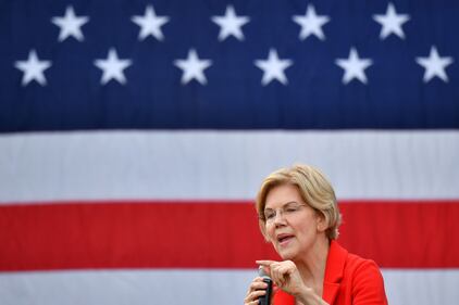 a candidata Elizabeth Warren in campagna elettorale per le Elezioni del 2020 3